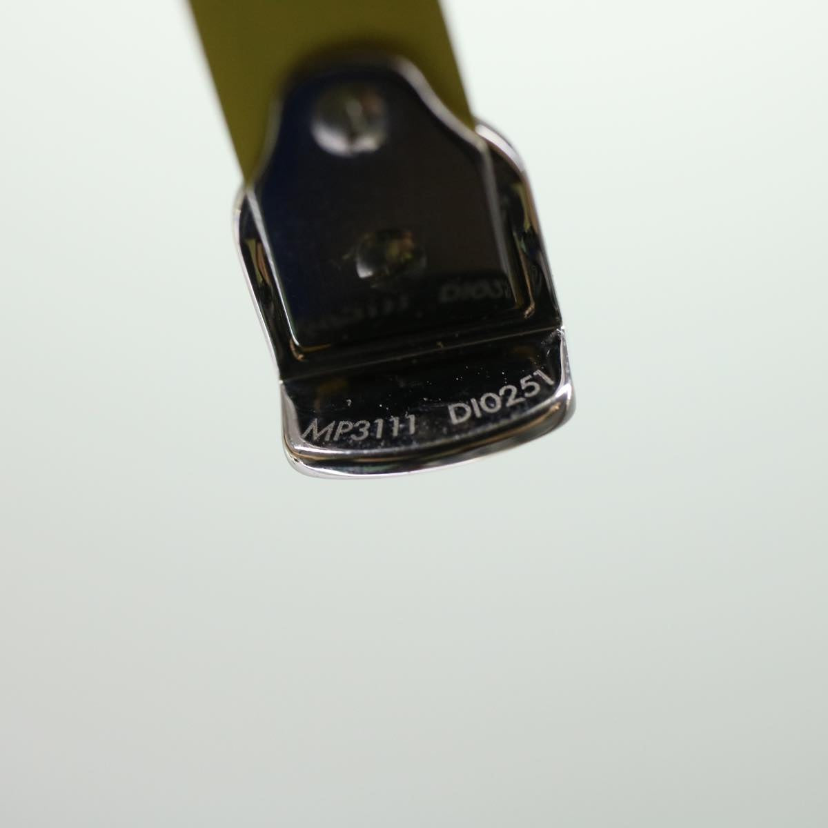 LOUIS VUITTON Porte Cles Meter Bag Charm metal Yellow MP3111 LV 46101