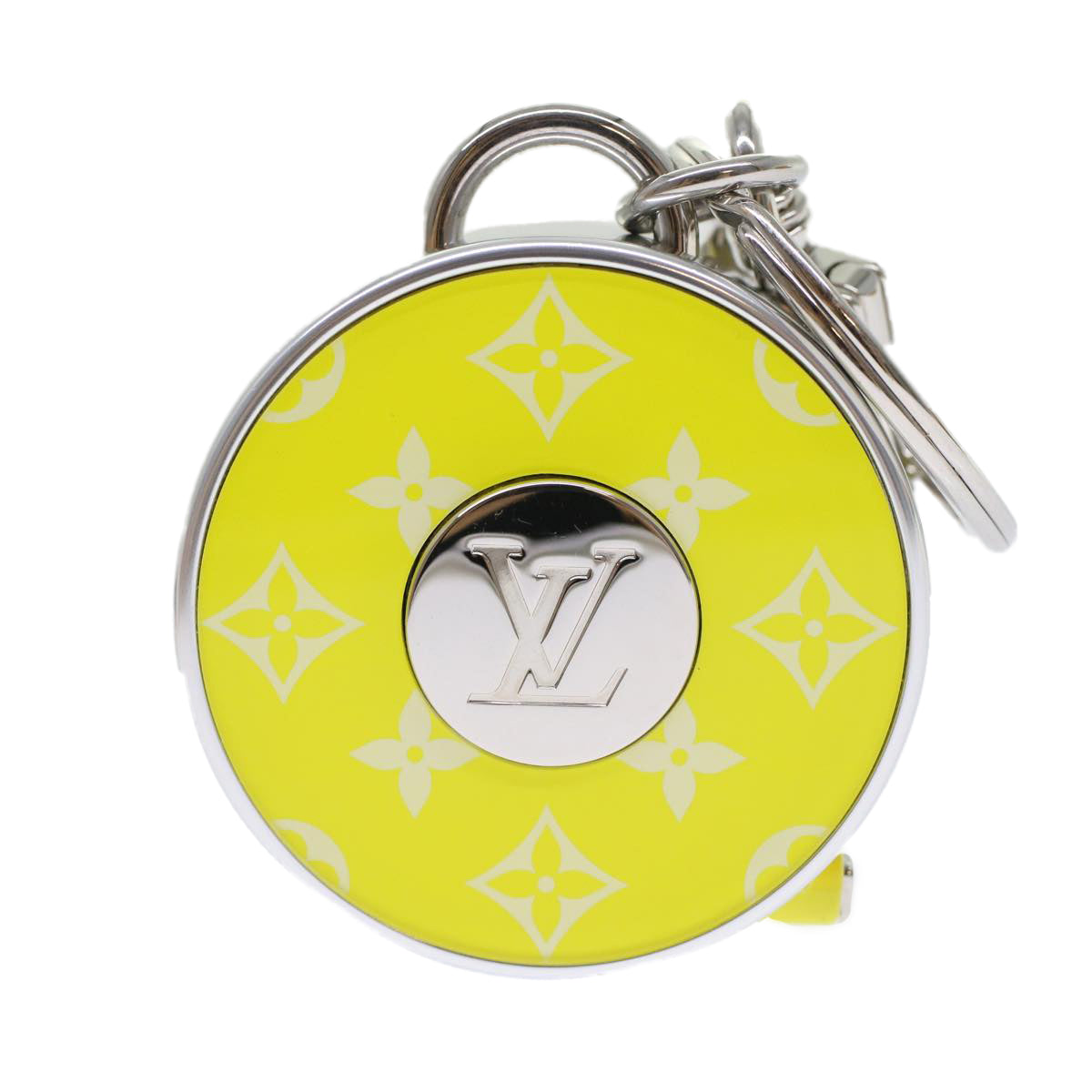 LOUIS VUITTON Porte Cles Meter Bag Charm metal Yellow MP3111 LV 46101