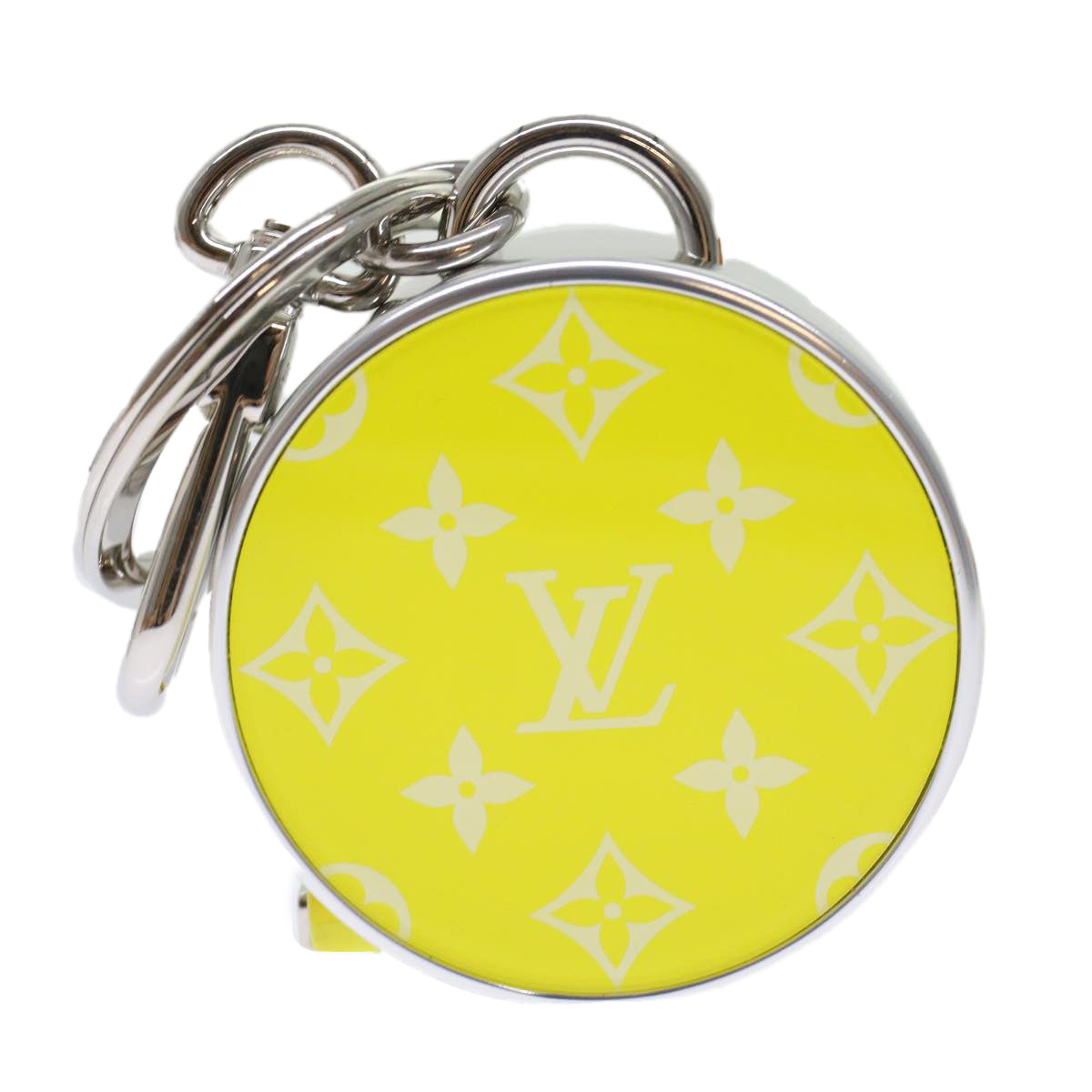 LOUIS VUITTON Porte Cles Meter Bag Charm metal Yellow MP3111 LV 46101