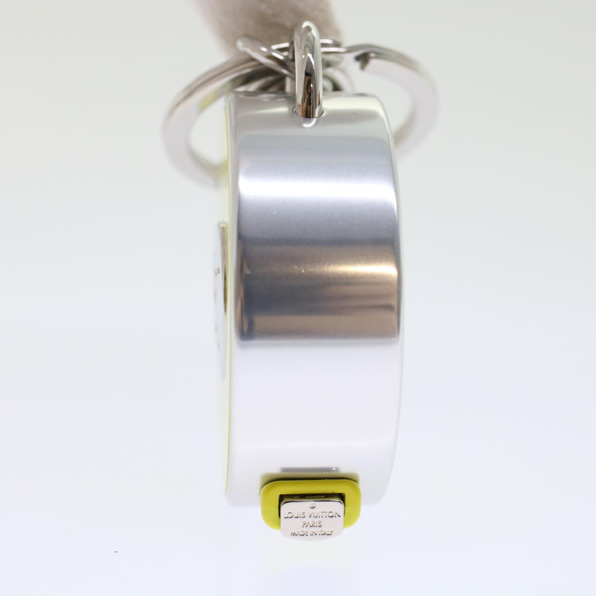 LOUIS VUITTON Porte Cles Meter Bag Charm metal Yellow MP3111 LV 46101