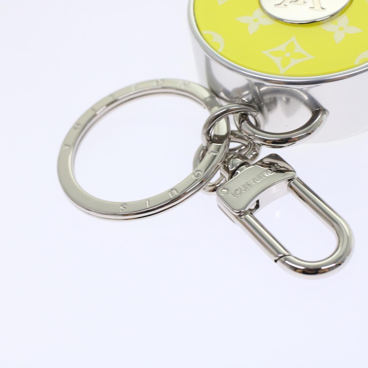 LOUIS VUITTON Porte Cles Meter Bag Charm metal Yellow MP3111 LV 46101