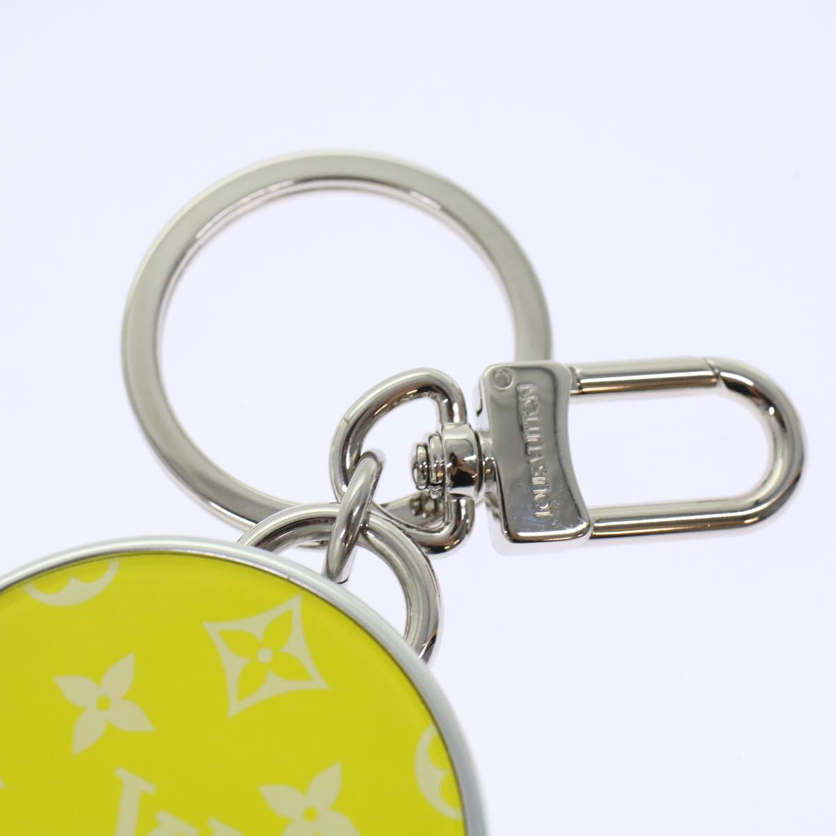 LOUIS VUITTON Porte Cles Meter Bag Charm metal Yellow MP3111 LV 46101