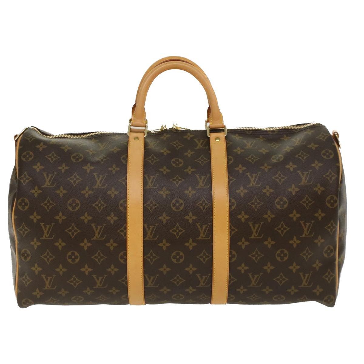 LOUIS VUITTON Monogram Keepall Bandouliere 50 Boston Bag M41416 LV 46104