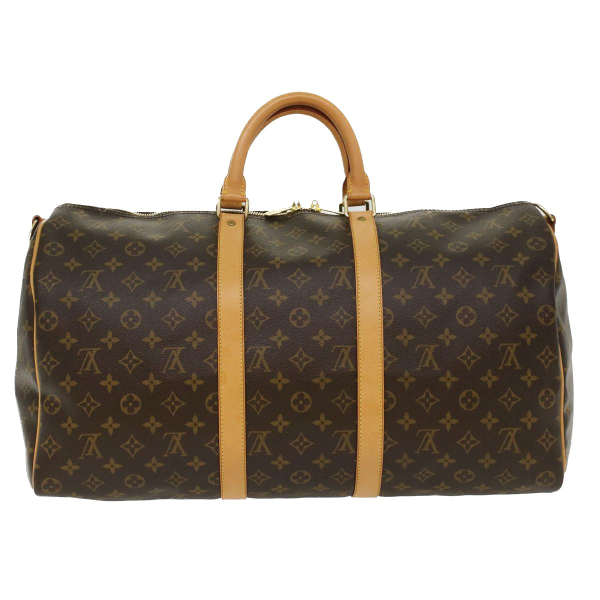 LOUIS VUITTON Monogram Keepall Bandouliere 50 Boston Bag M41416 LV 46104