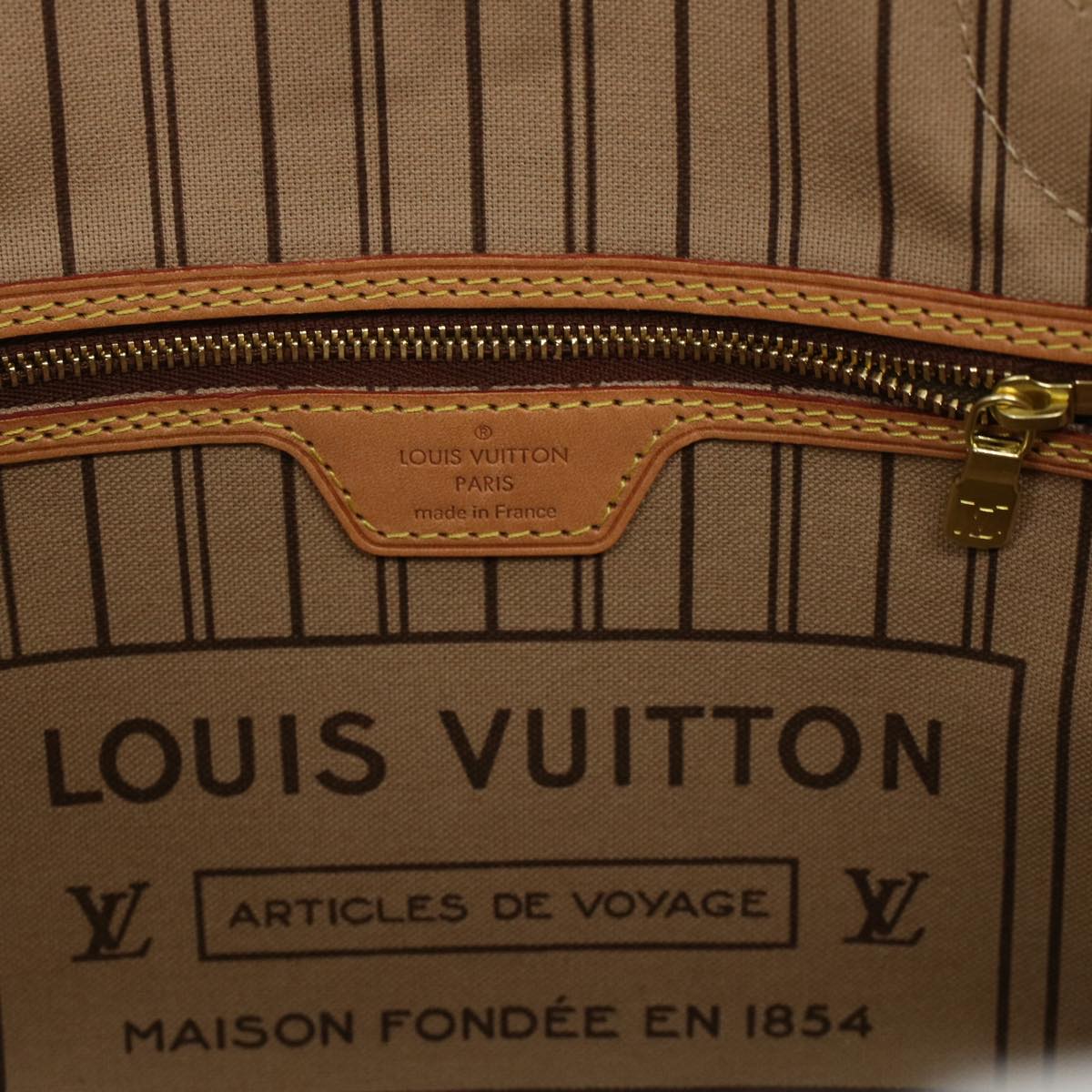 LOUIS VUITTON Monogram Neverfull PM Tote Bag M40155 LV 46107