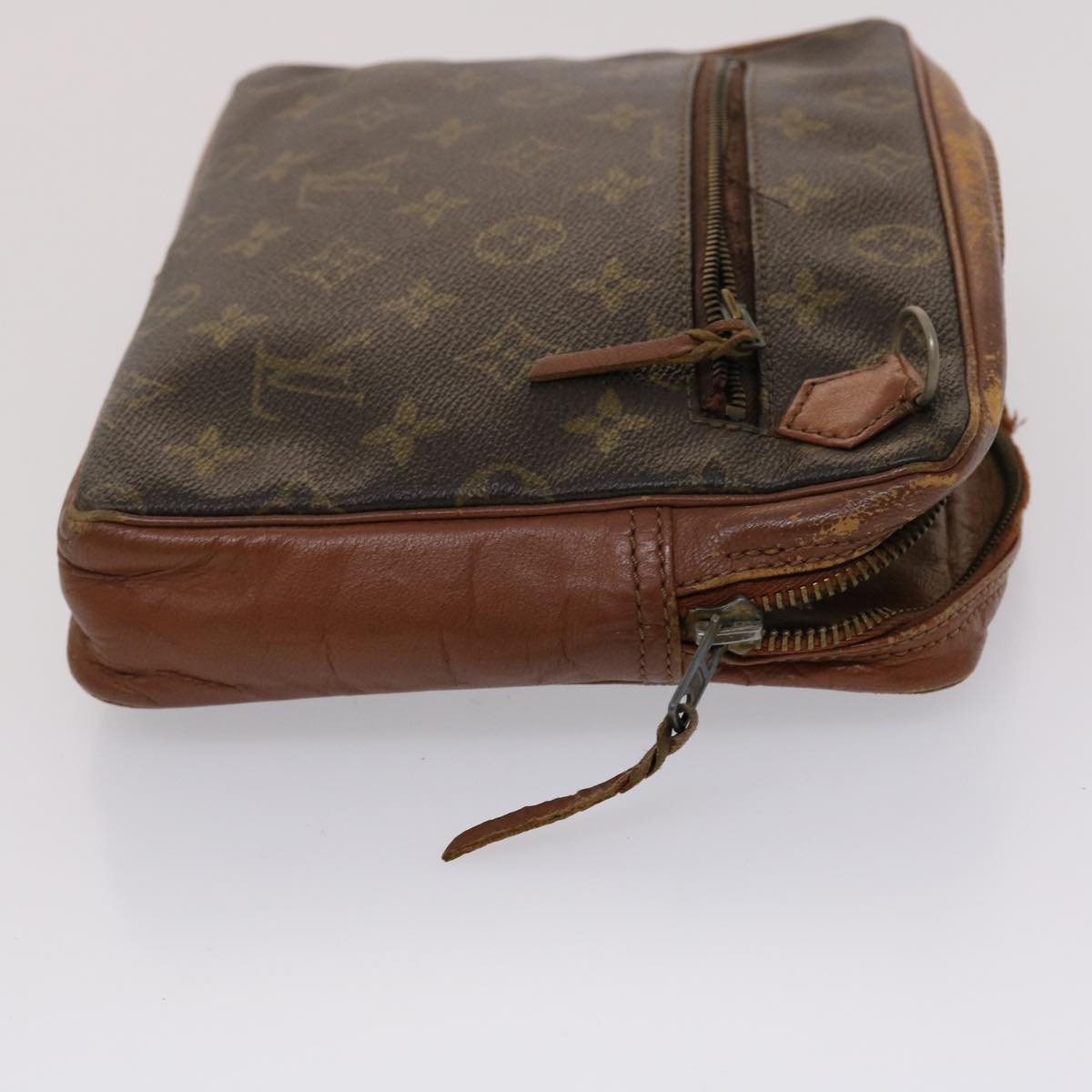 LOUIS VUITTON Monogram Vernis Hand Bag Clutch Bag 2Set Baby Blue LV 46113