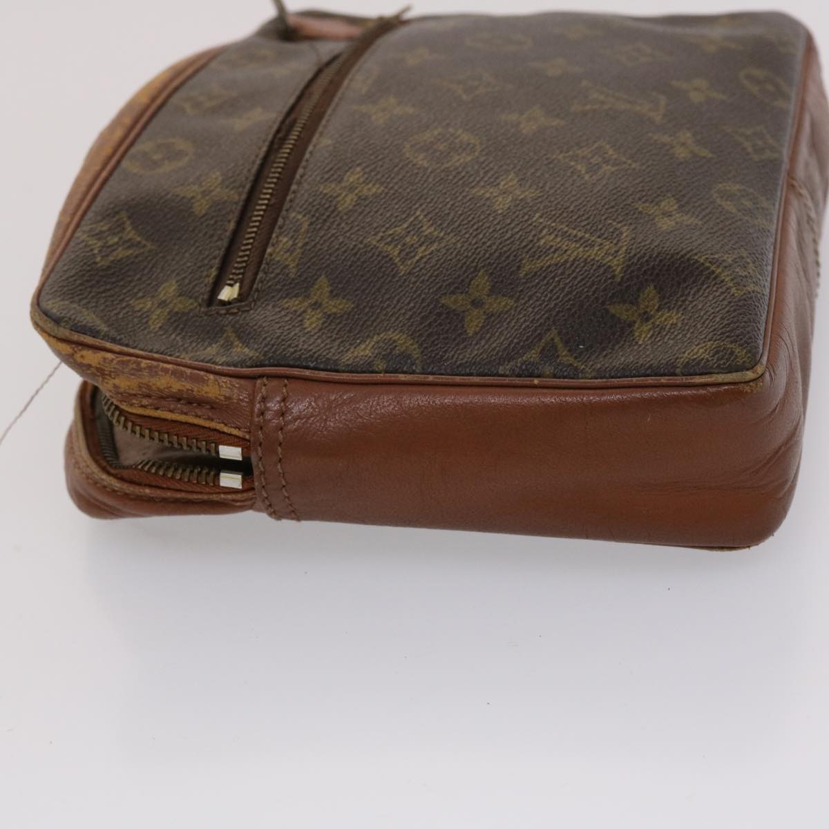LOUIS VUITTON Monogram Vernis Hand Bag Clutch Bag 2Set Baby Blue LV 46113