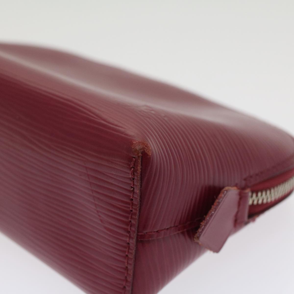 LOUIS VUITTON Epi Pochette Cosmetic PM Pouch Fuchsia M40641 LV 46131