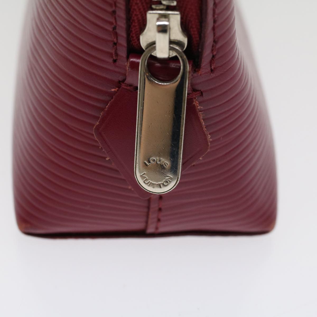 LOUIS VUITTON Epi Pochette Cosmetic PM Pouch Fuchsia M40641 LV 46131