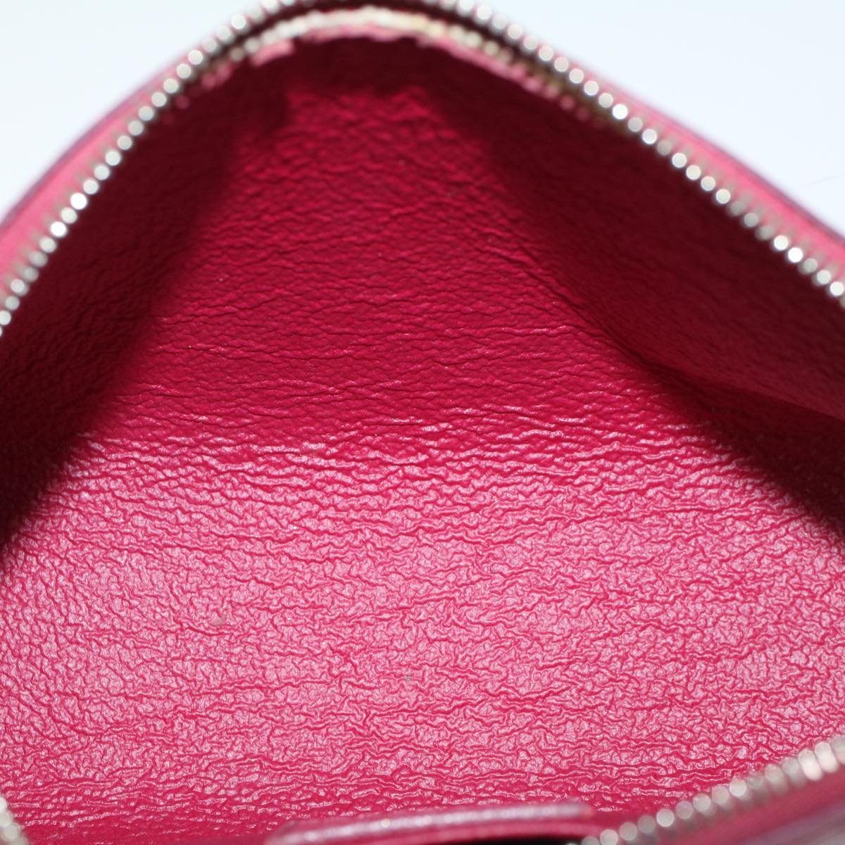 LOUIS VUITTON Epi Pochette Cosmetic PM Pouch Fuchsia M40641 LV 46131