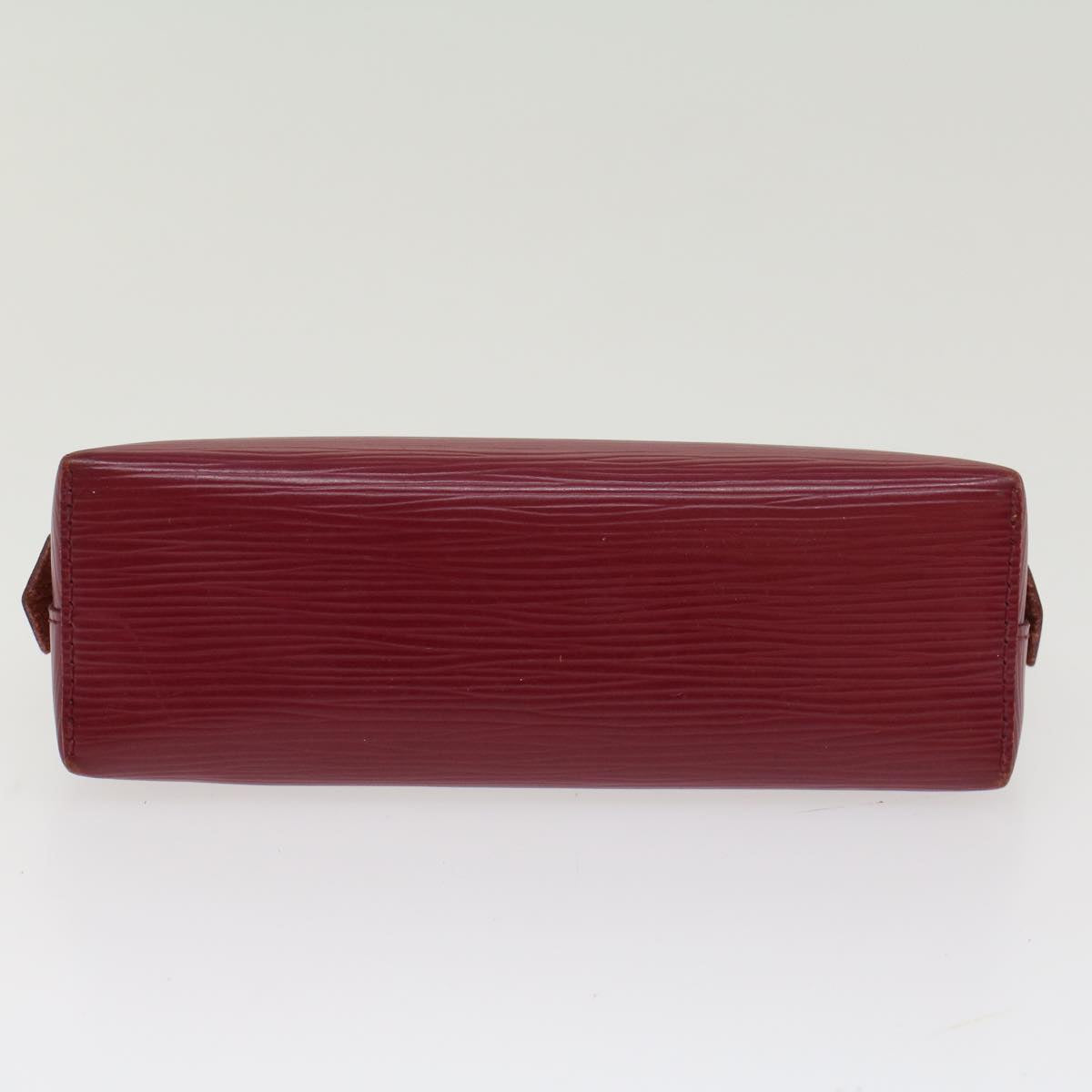 LOUIS VUITTON Epi Pochette Cosmetic PM Pouch Fuchsia M40641 LV 46131