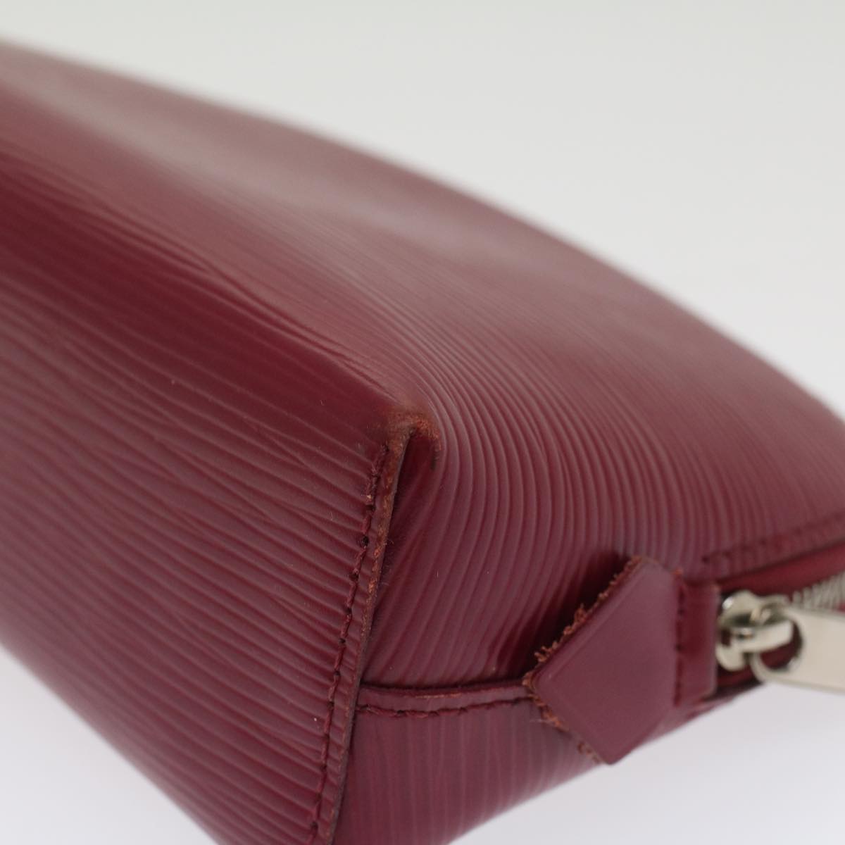 LOUIS VUITTON Epi Pochette Cosmetic PM Pouch Fuchsia M40641 LV 46131