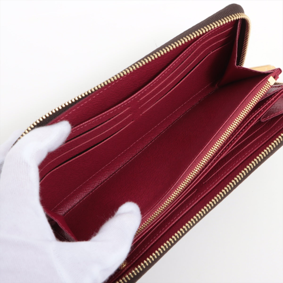 Louis Vuitton Monogram  Wallet M41895 Fushai Round Zip Wallet