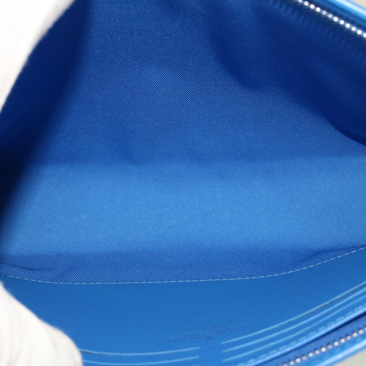 LOUIS VUITTON Monogram Clouds Pochette Voyage Clutch Bag Blue M45480 46151A