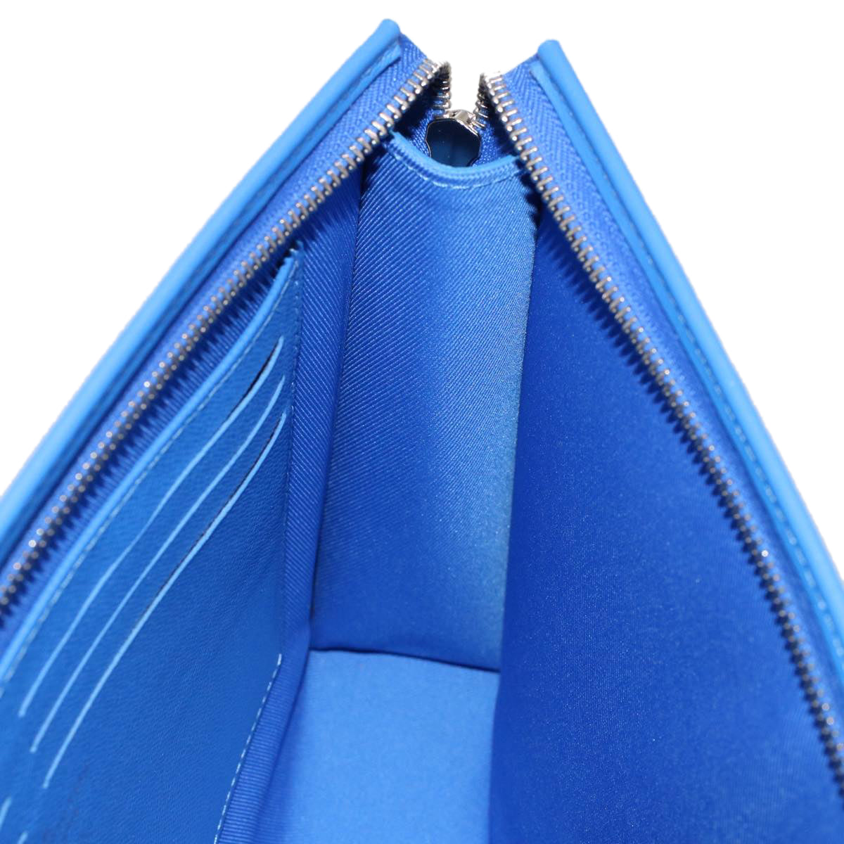 LOUIS VUITTON Monogram Clouds Pochette Voyage Clutch Bag Blue M45480 46151A
