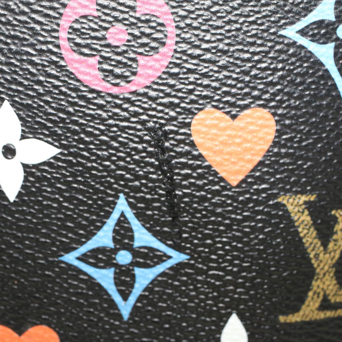 LOUIS VUITTON Monogram Game On Neverfull MM Shoulder Bag M57483 LV 46152A