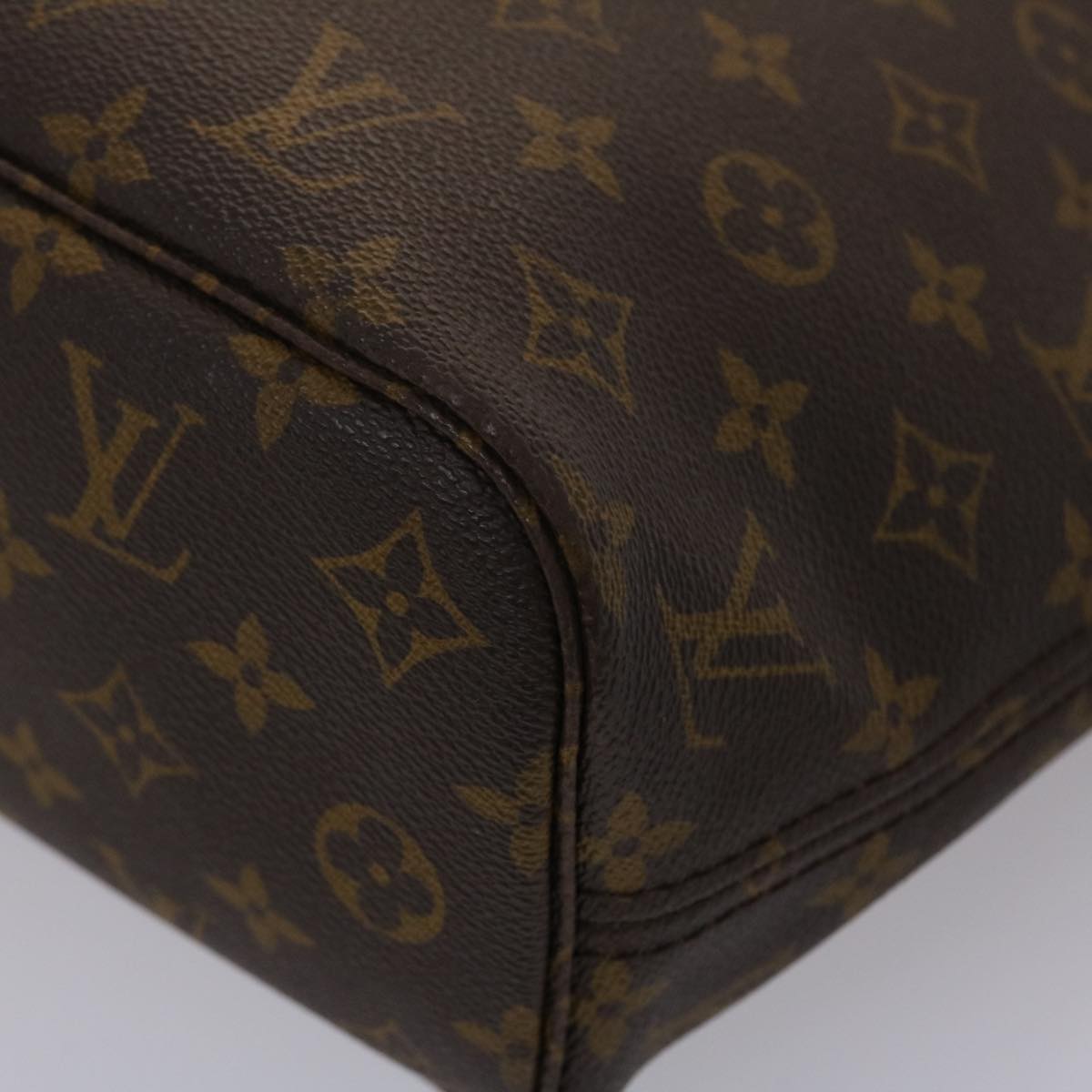 LOUIS VUITTON Monogram Neverfull PM Tote Bag M40155 LV 46160