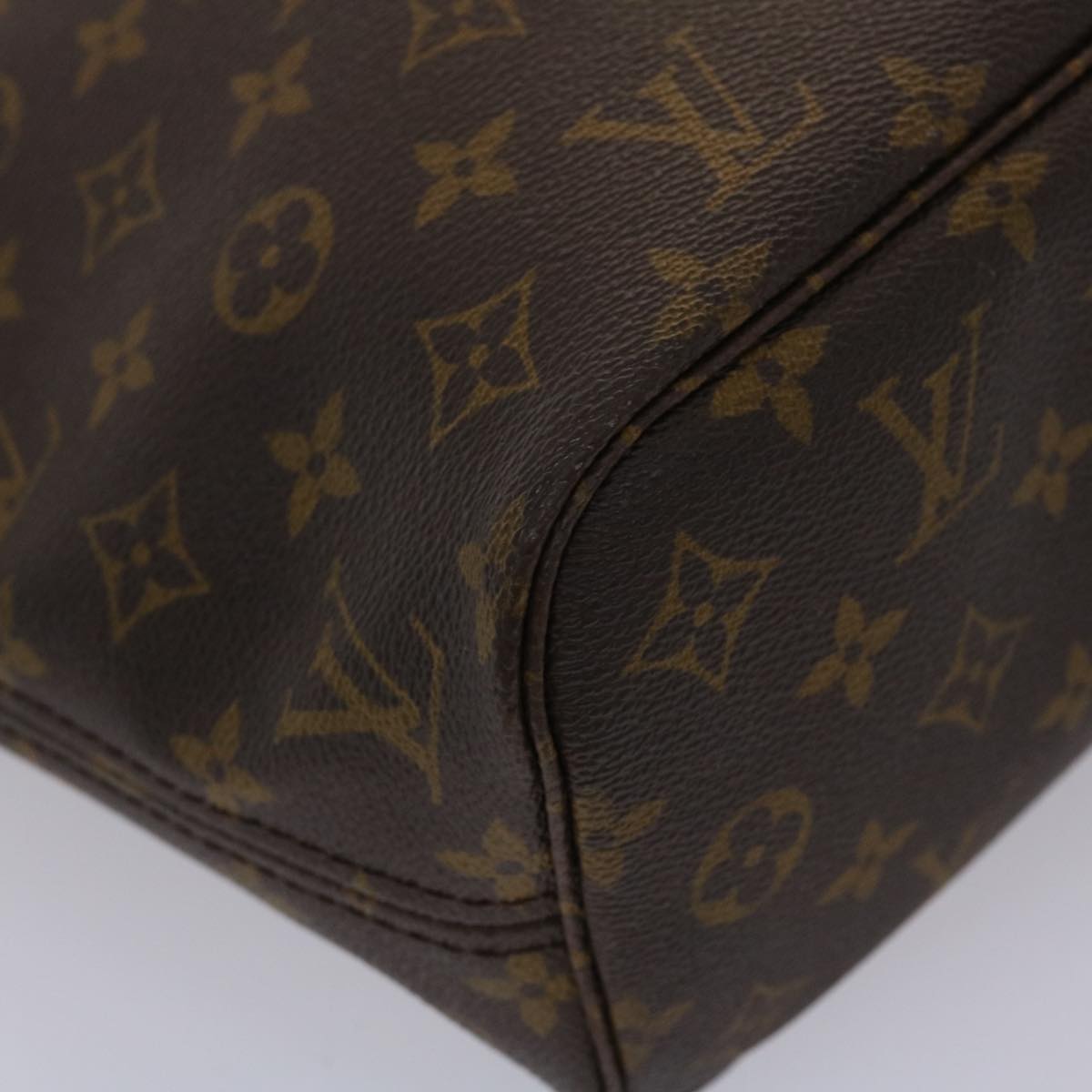 LOUIS VUITTON Monogram Neverfull PM Tote Bag M40155 LV 46160