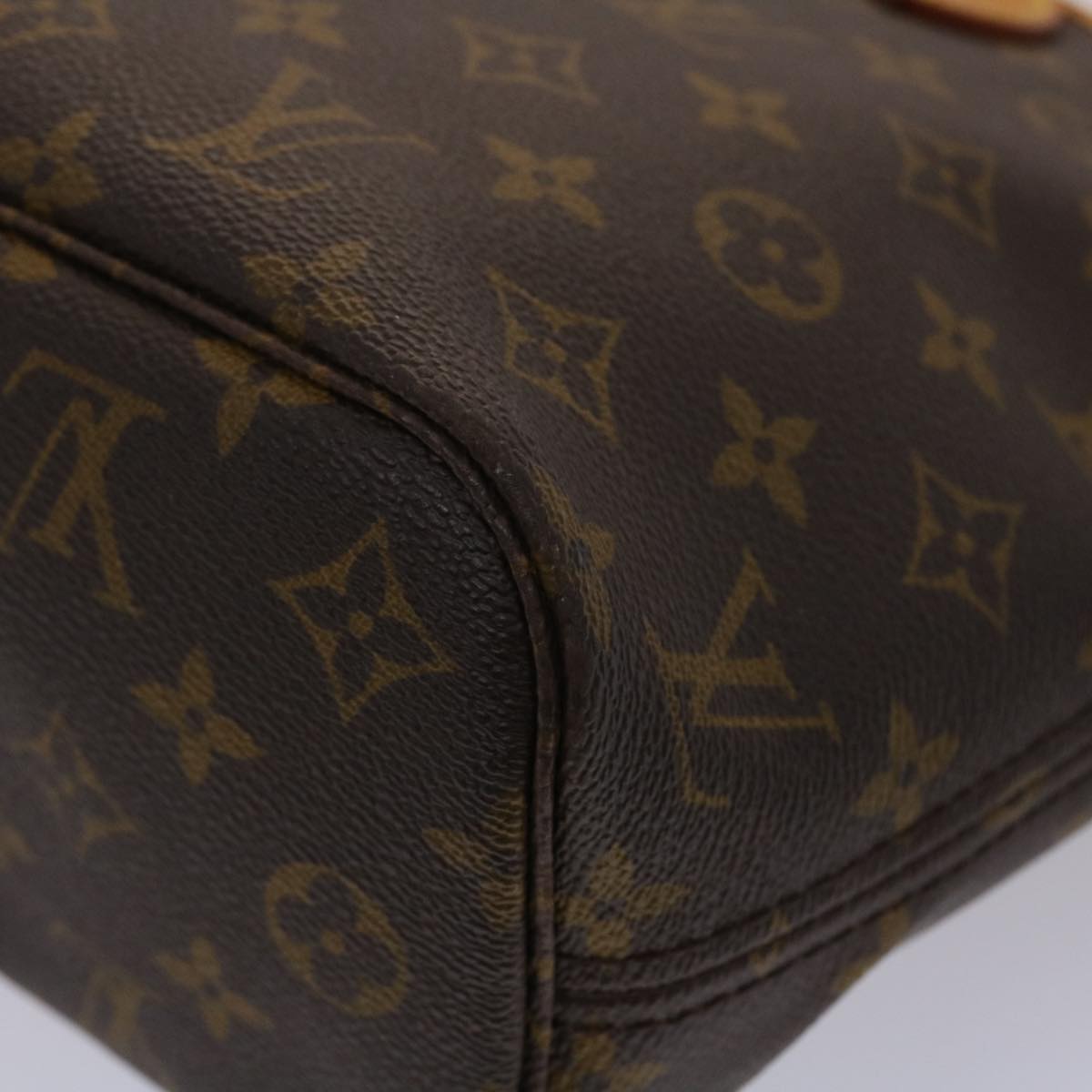 LOUIS VUITTON Monogram Neverfull PM Tote Bag M40155 LV 46160