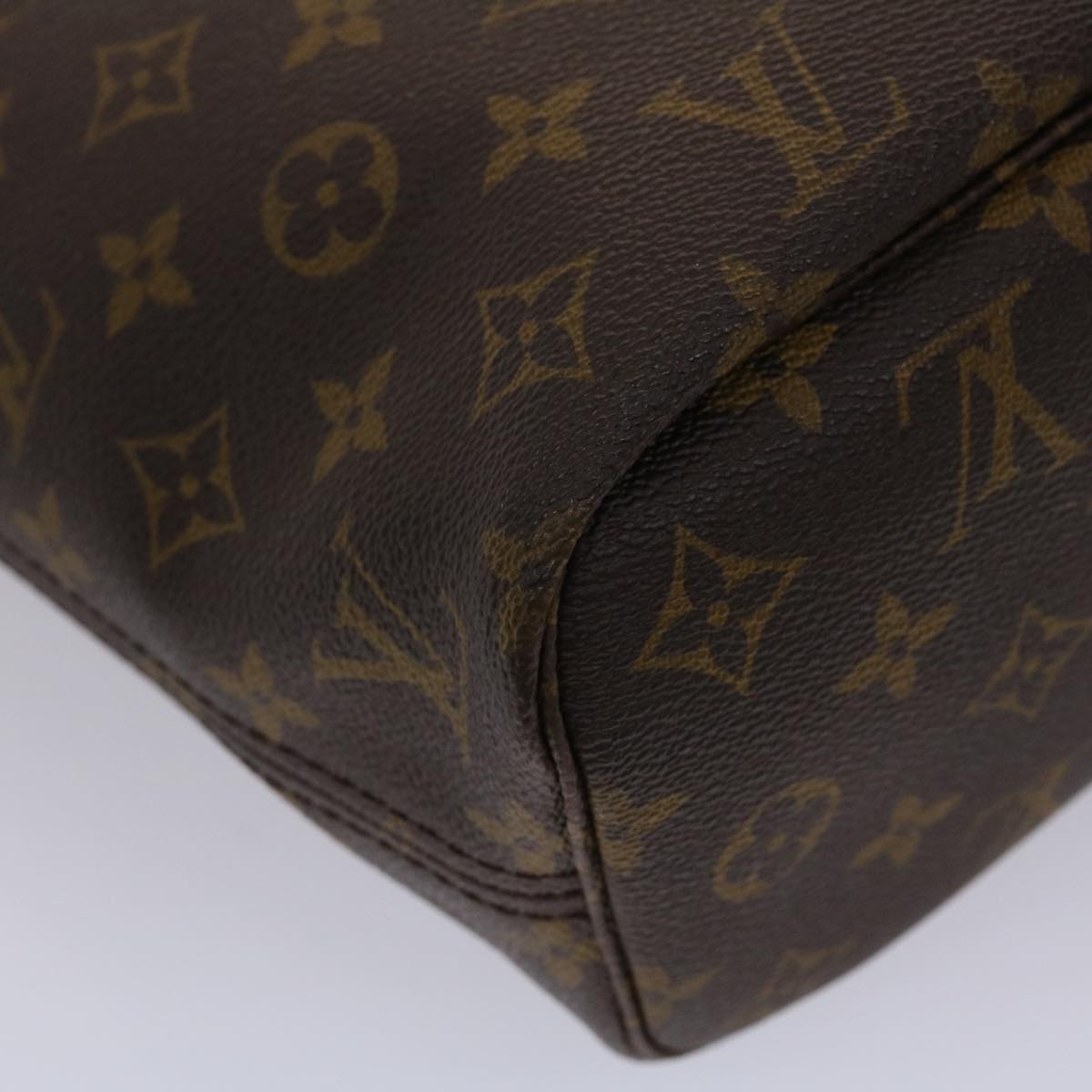 LOUIS VUITTON Monogram Neverfull PM Tote Bag M40155 LV 46160