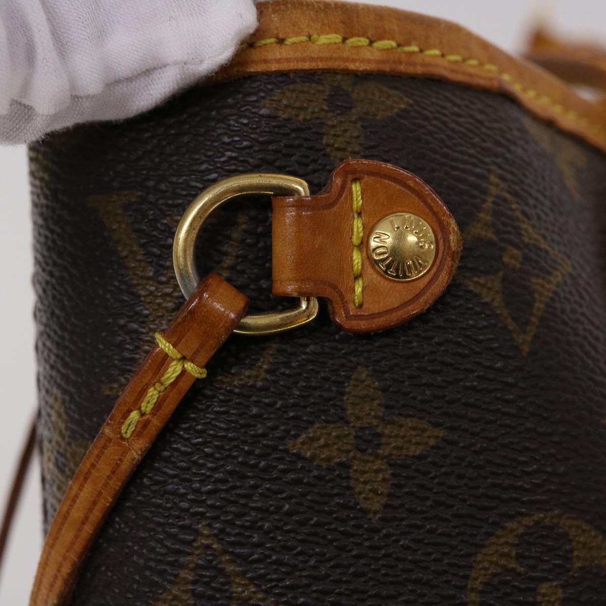 LOUIS VUITTON Monogram Neverfull PM Tote Bag M40155 LV 46160