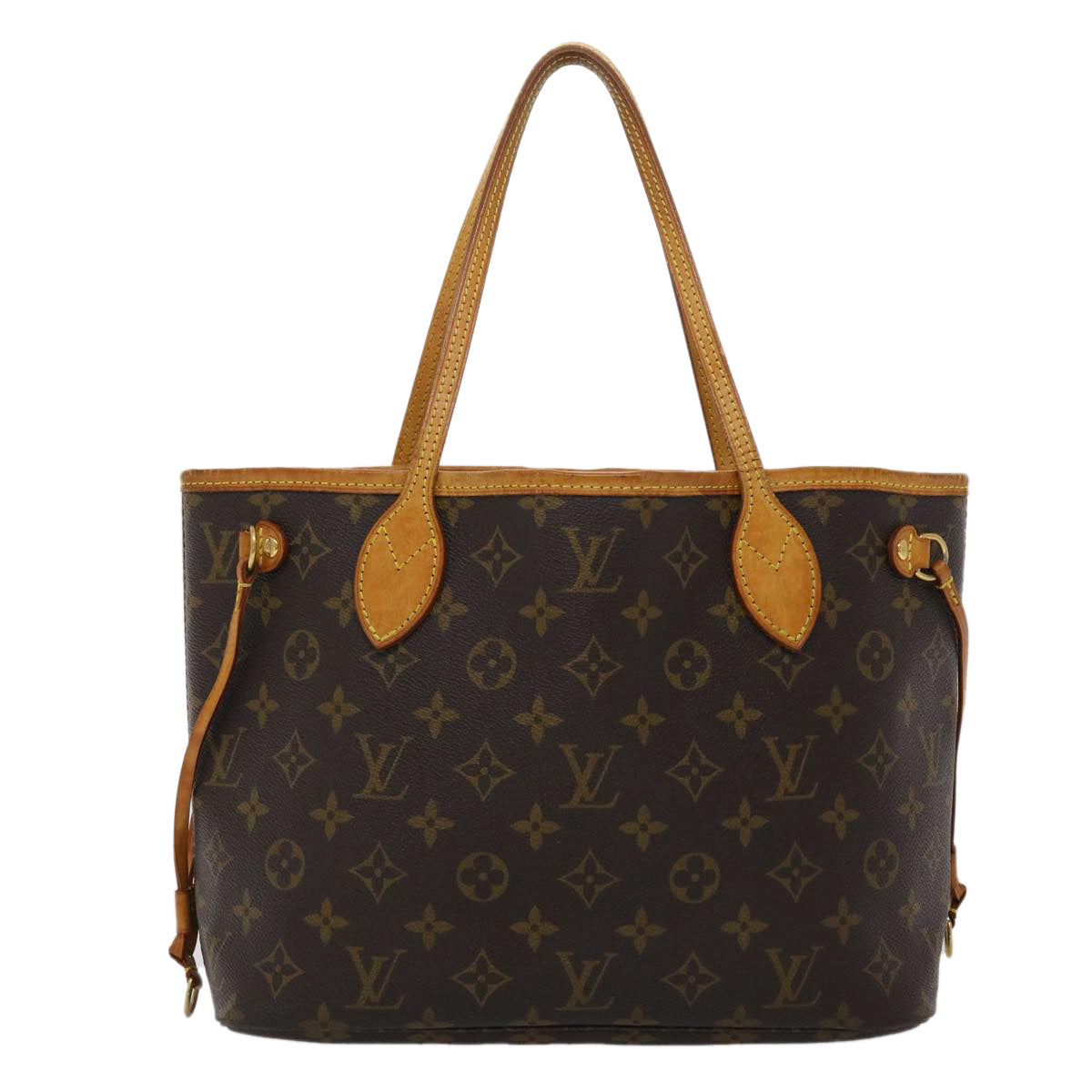 LOUIS VUITTON Monogram Neverfull PM Tote Bag M40155 LV 46160