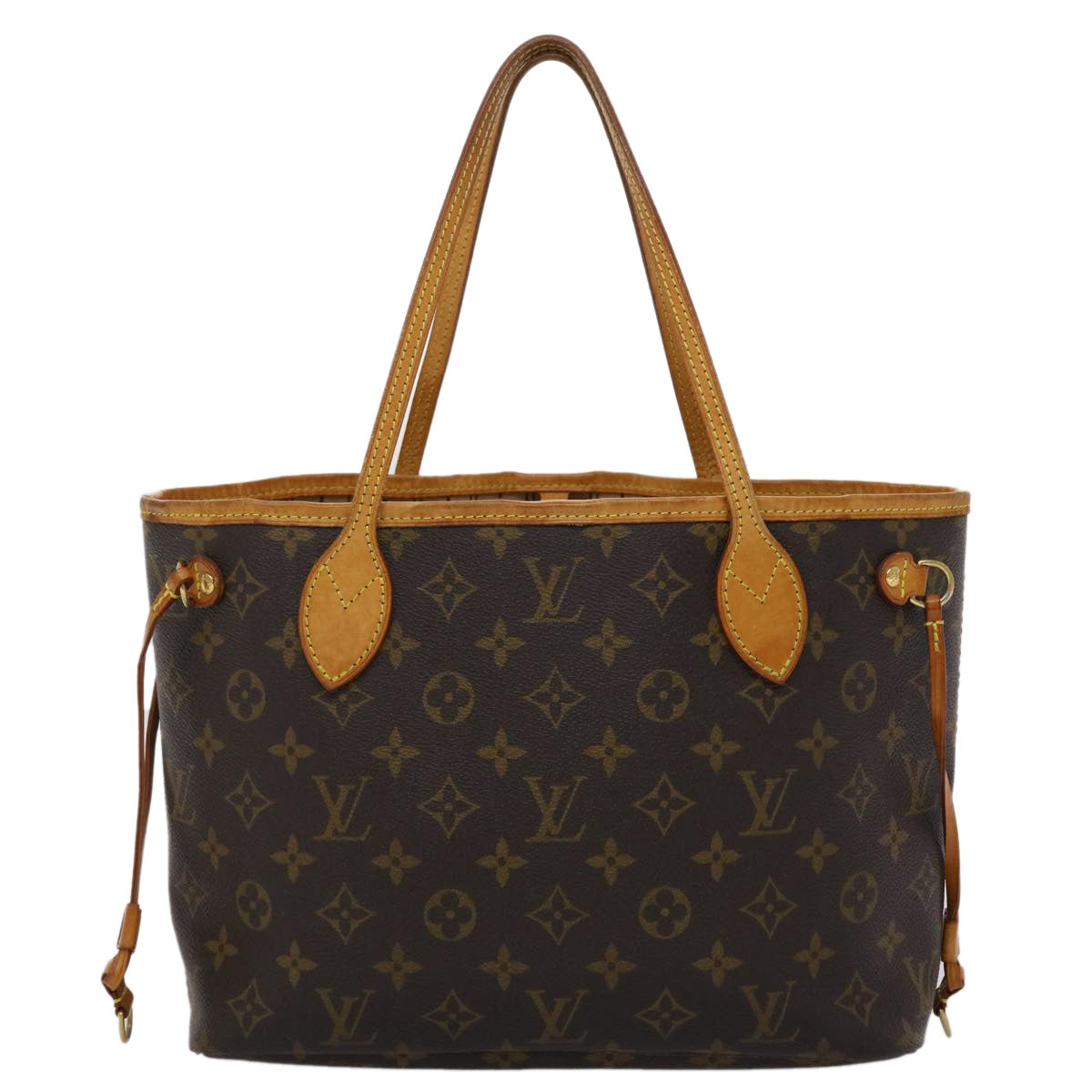 LOUIS VUITTON Monogram Neverfull PM Tote Bag M40155 LV 46160