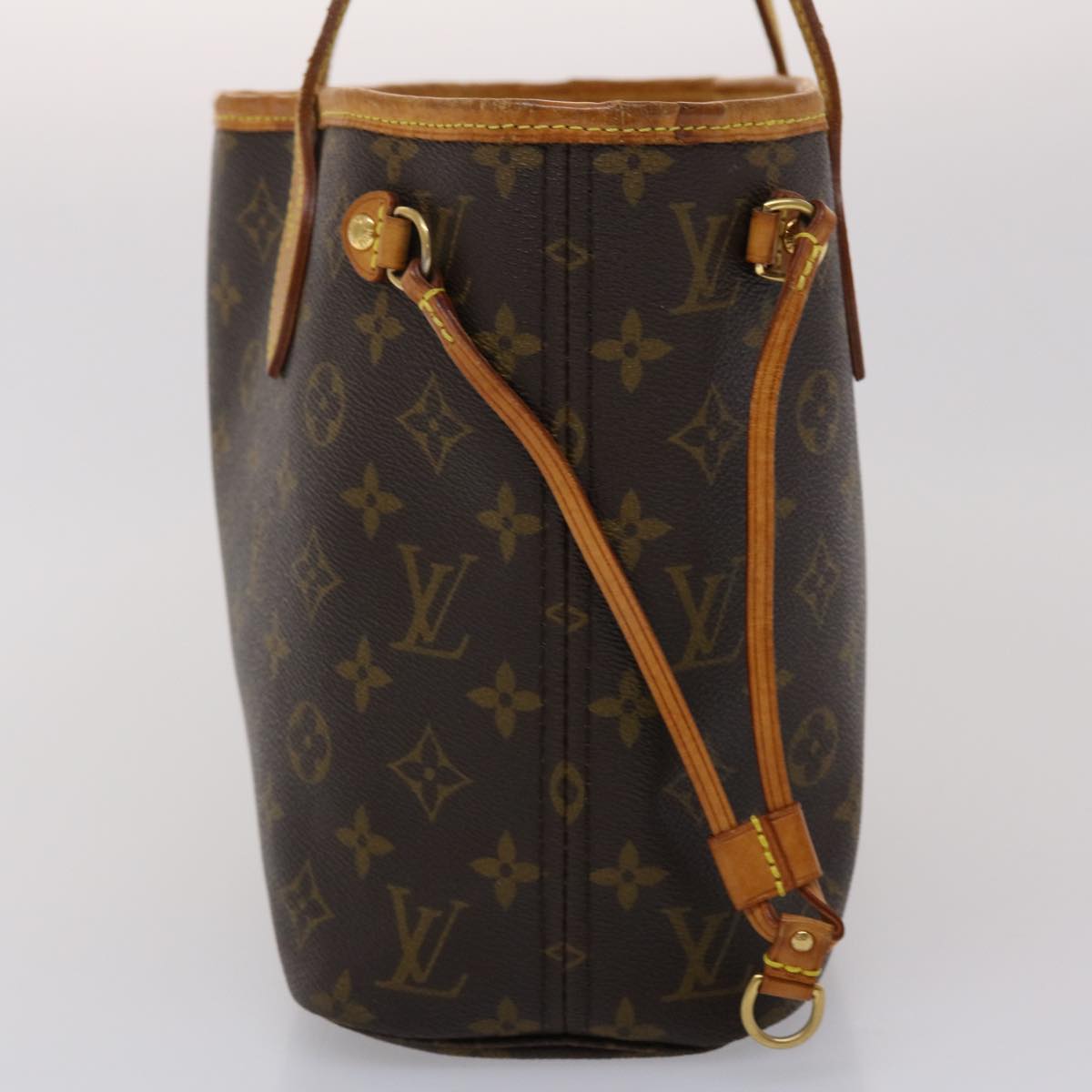 LOUIS VUITTON Monogram Neverfull PM Tote Bag M40155 LV 46160
