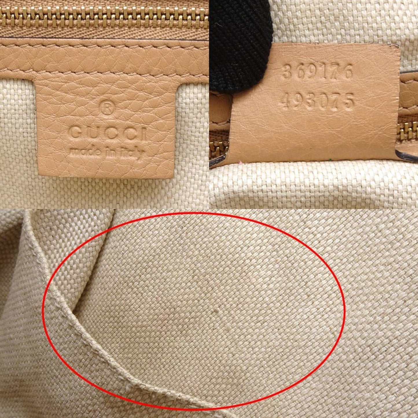 Gucci Soho  Canvas Tote Bag ()
