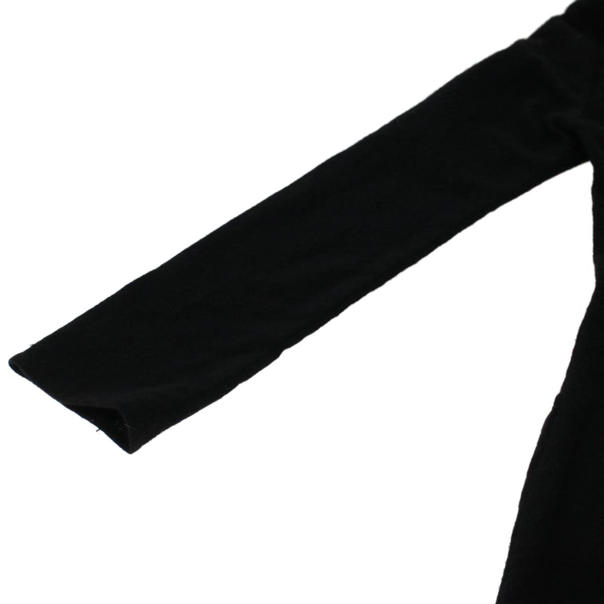 LOUIS VUITTON Coat Jacket Silk 38 Black LV 46187