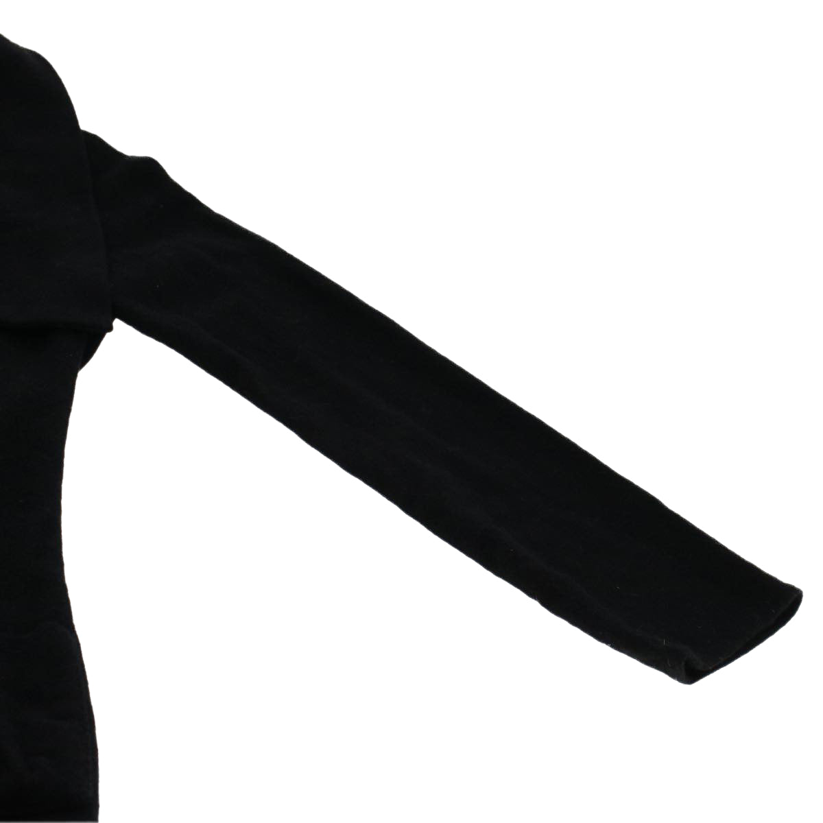 LOUIS VUITTON Coat Jacket Silk 38 Black LV 46187