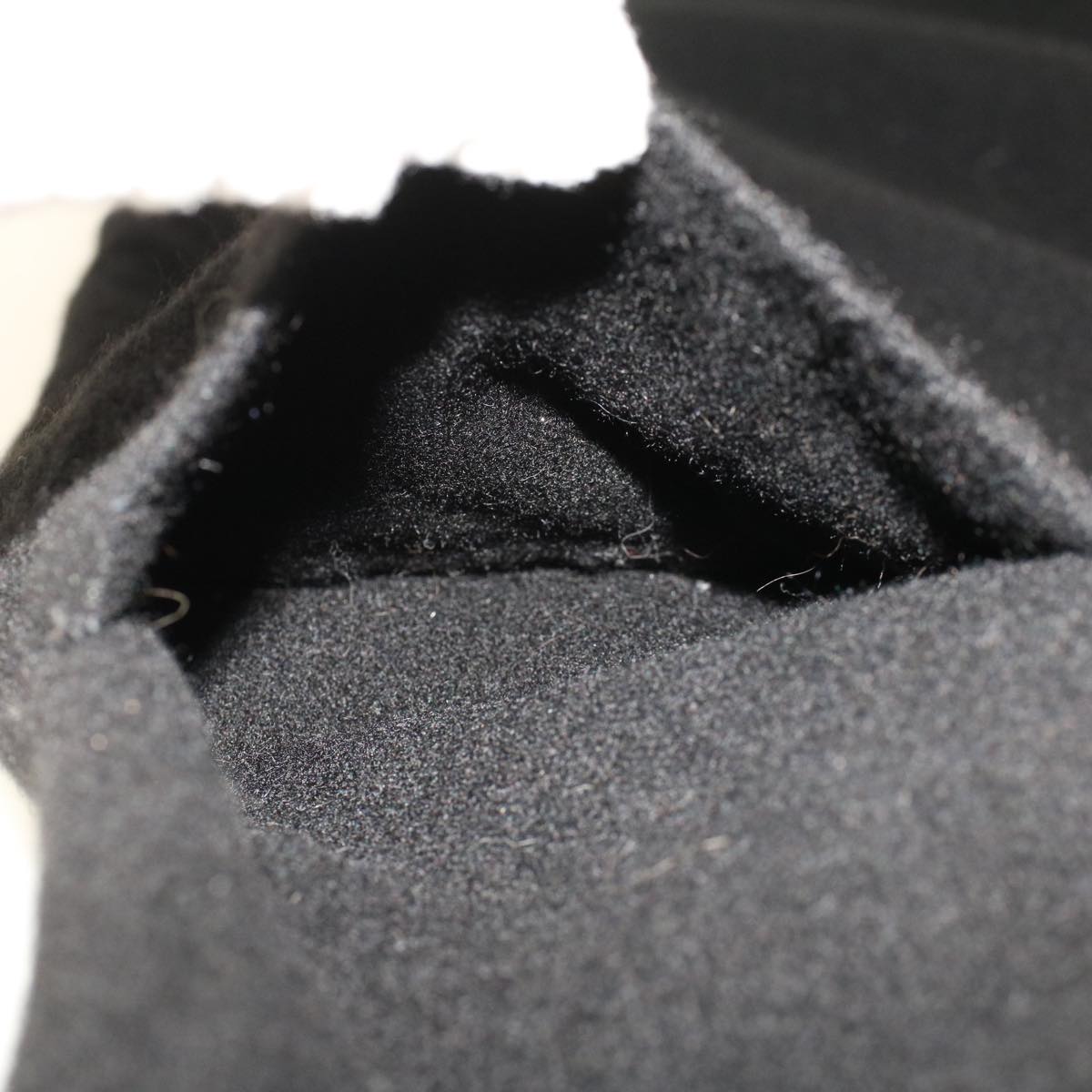 LOUIS VUITTON Coat Jacket Silk 38 Black LV 46187