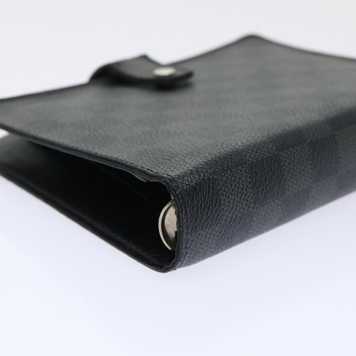 LOUIS VUITTON Damier Graphite Agenda MM Day Planner Cover R20242 LV 46194