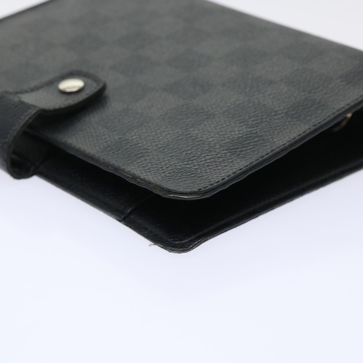 LOUIS VUITTON Damier Graphite Agenda MM Day Planner Cover R20242 LV 46194