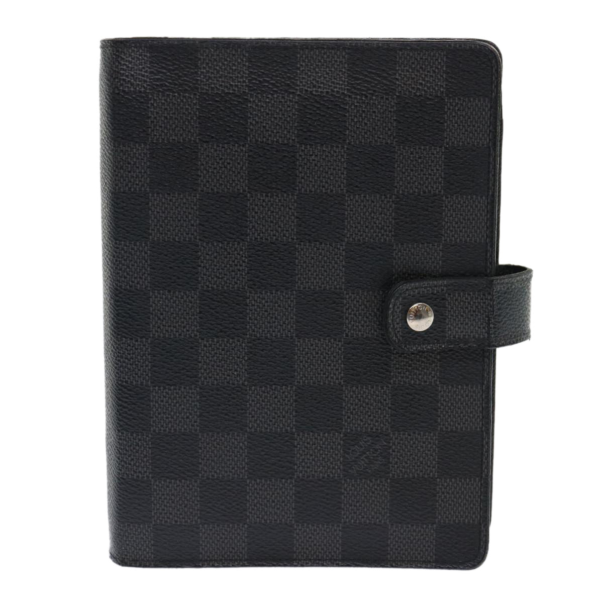 LOUIS VUITTON Damier Graphite Agenda MM Day Planner Cover R20242 LV 46194