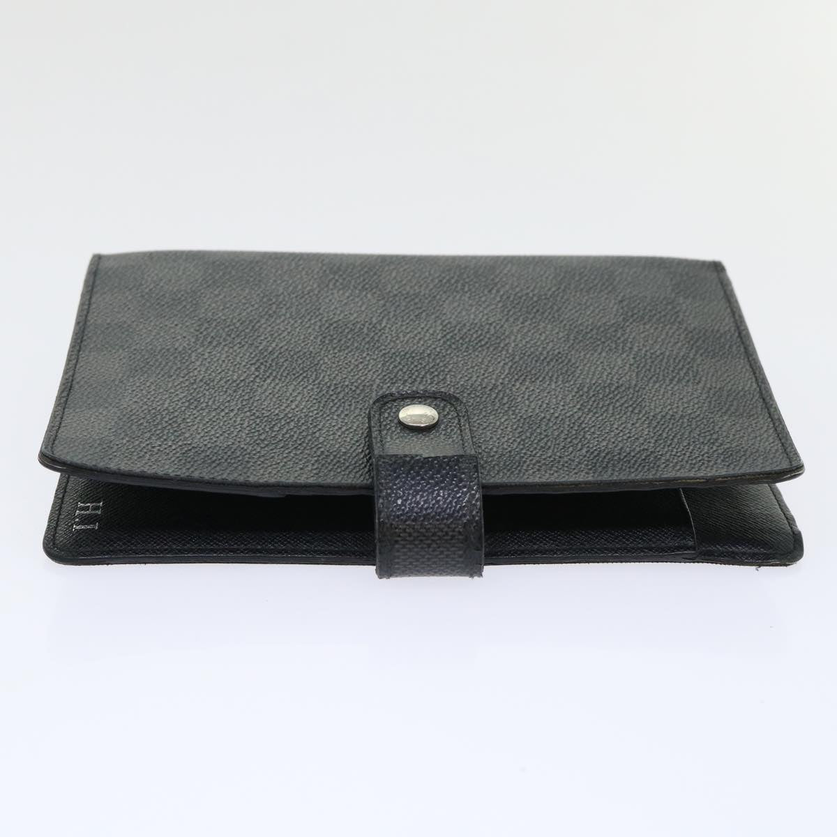 LOUIS VUITTON Damier Graphite Agenda MM Day Planner Cover R20242 LV 46194