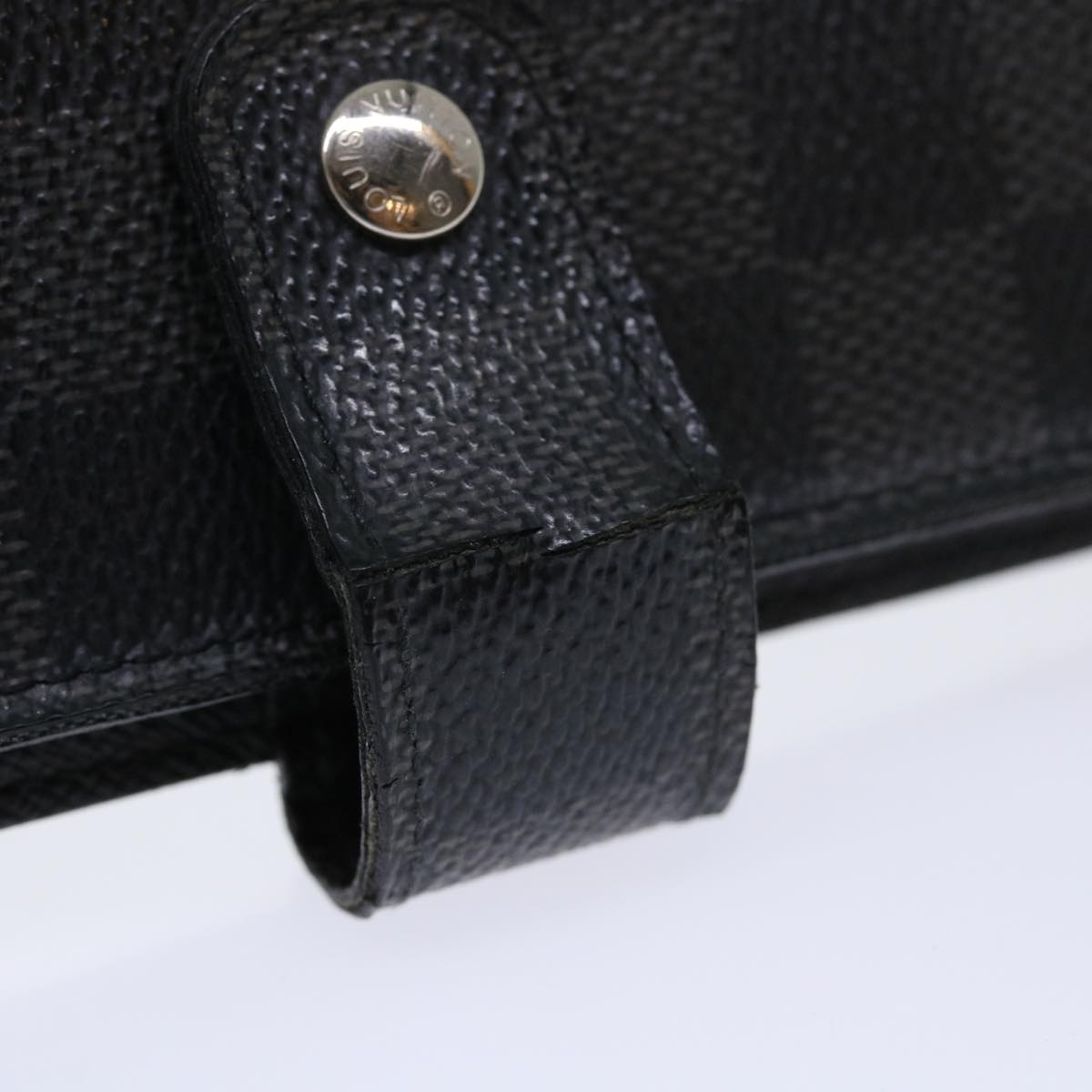LOUIS VUITTON Damier Graphite Agenda MM Day Planner Cover R20242 LV 46194