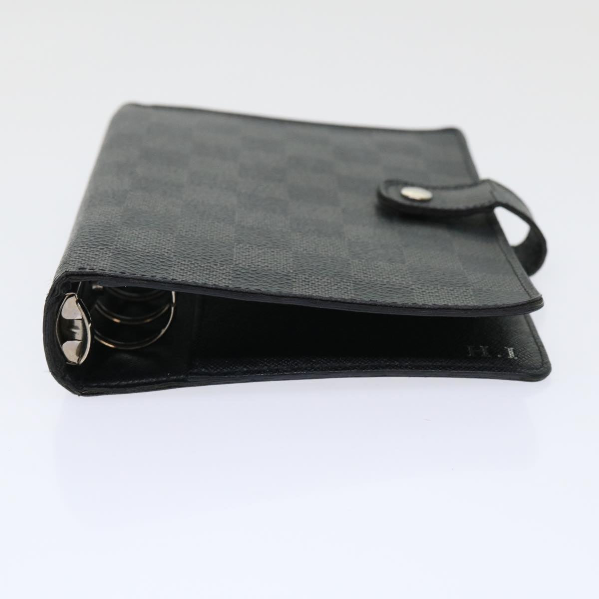 LOUIS VUITTON Damier Graphite Agenda MM Day Planner Cover R20242 LV 46194