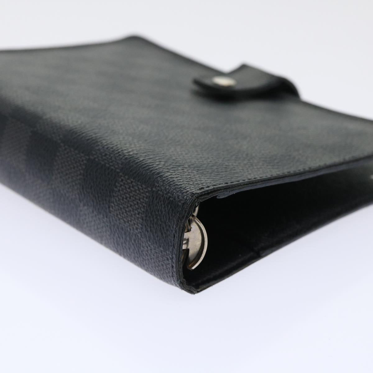 LOUIS VUITTON Damier Graphite Agenda MM Day Planner Cover R20242 LV 46194