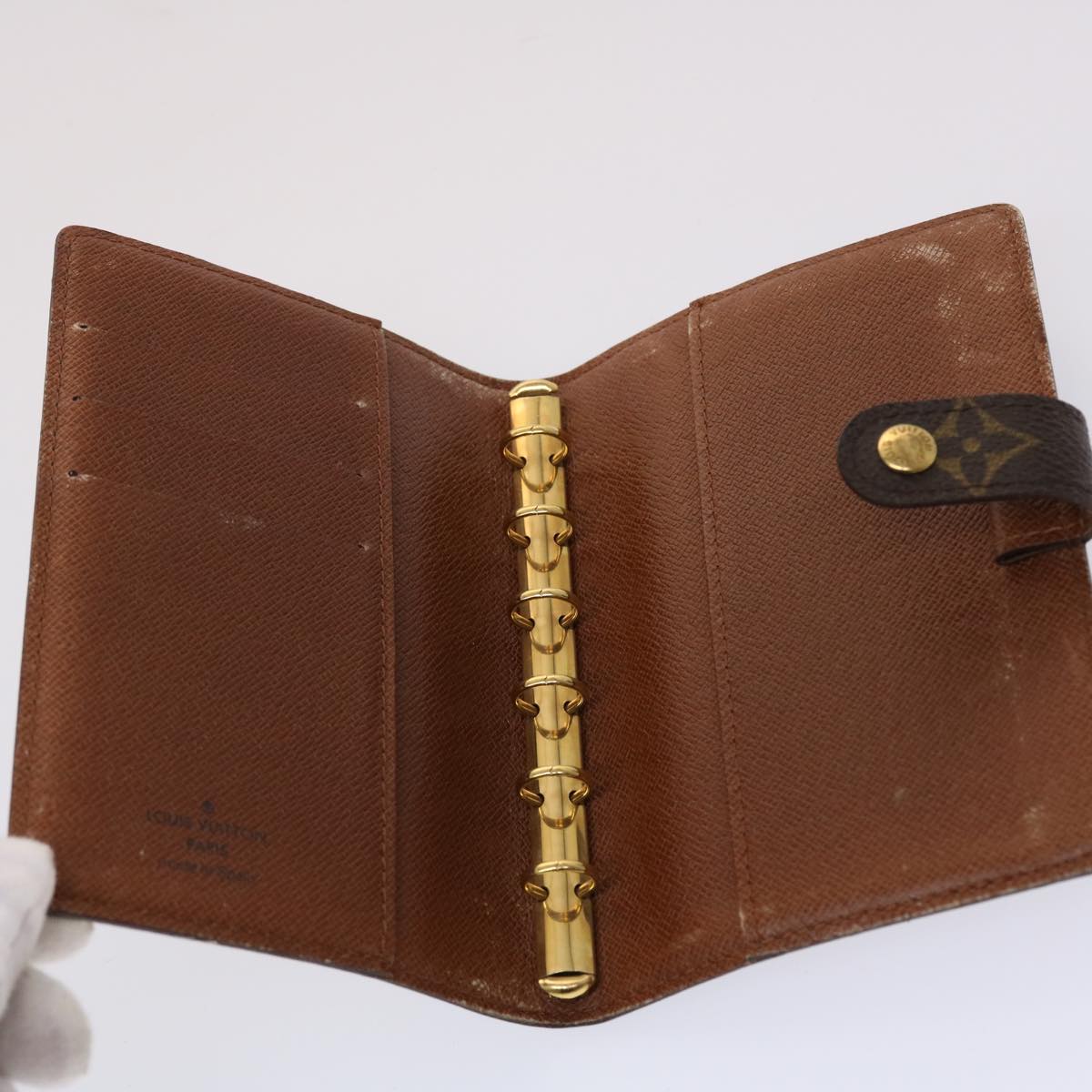 LOUIS VUITTON Monogram Agenda PM Day Planner Cover R20005 LV 46198