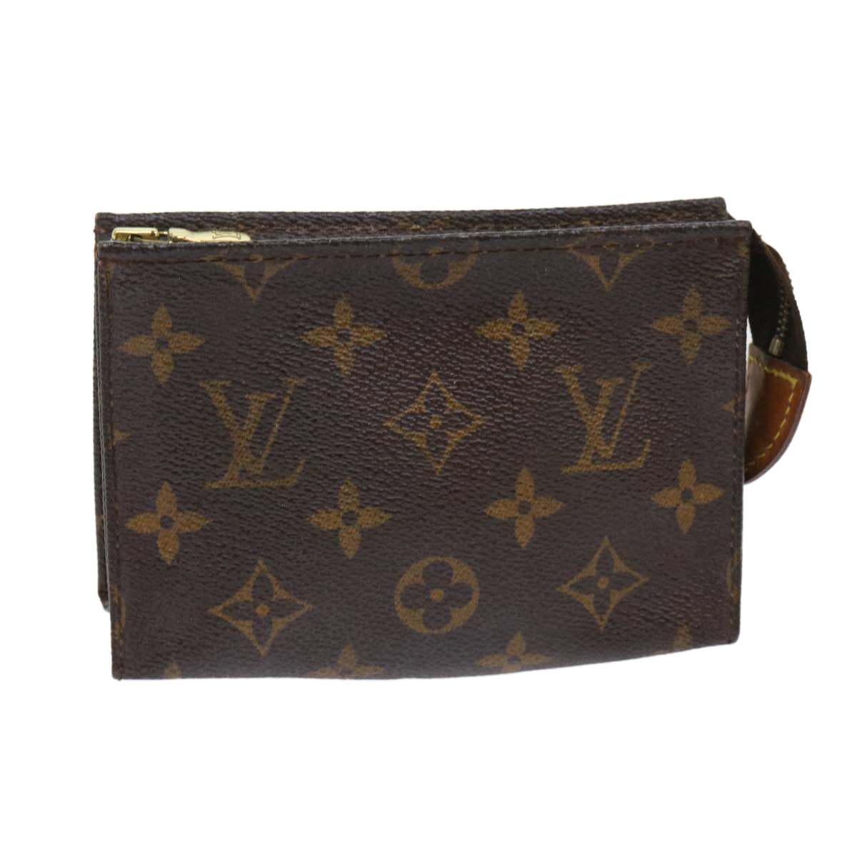 LOUIS VUITTON Monogram Poche Toilette 15 Pouch M47546 LV 46199