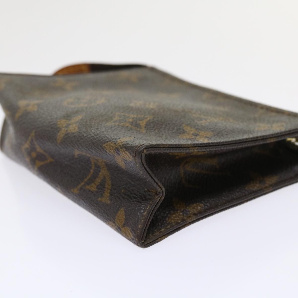 LOUIS VUITTON Monogram Poche Toilette 15 Pouch M47546 LV 46199