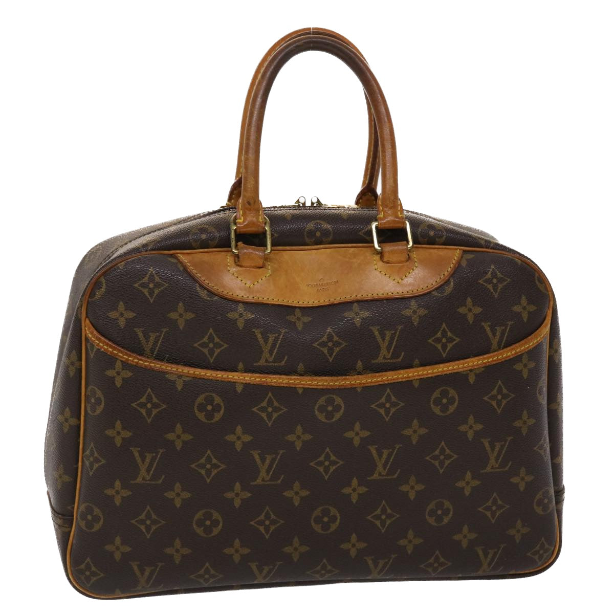 LOUIS VUITTON Monogram Deauville Hand Bag M47270 LV 46200