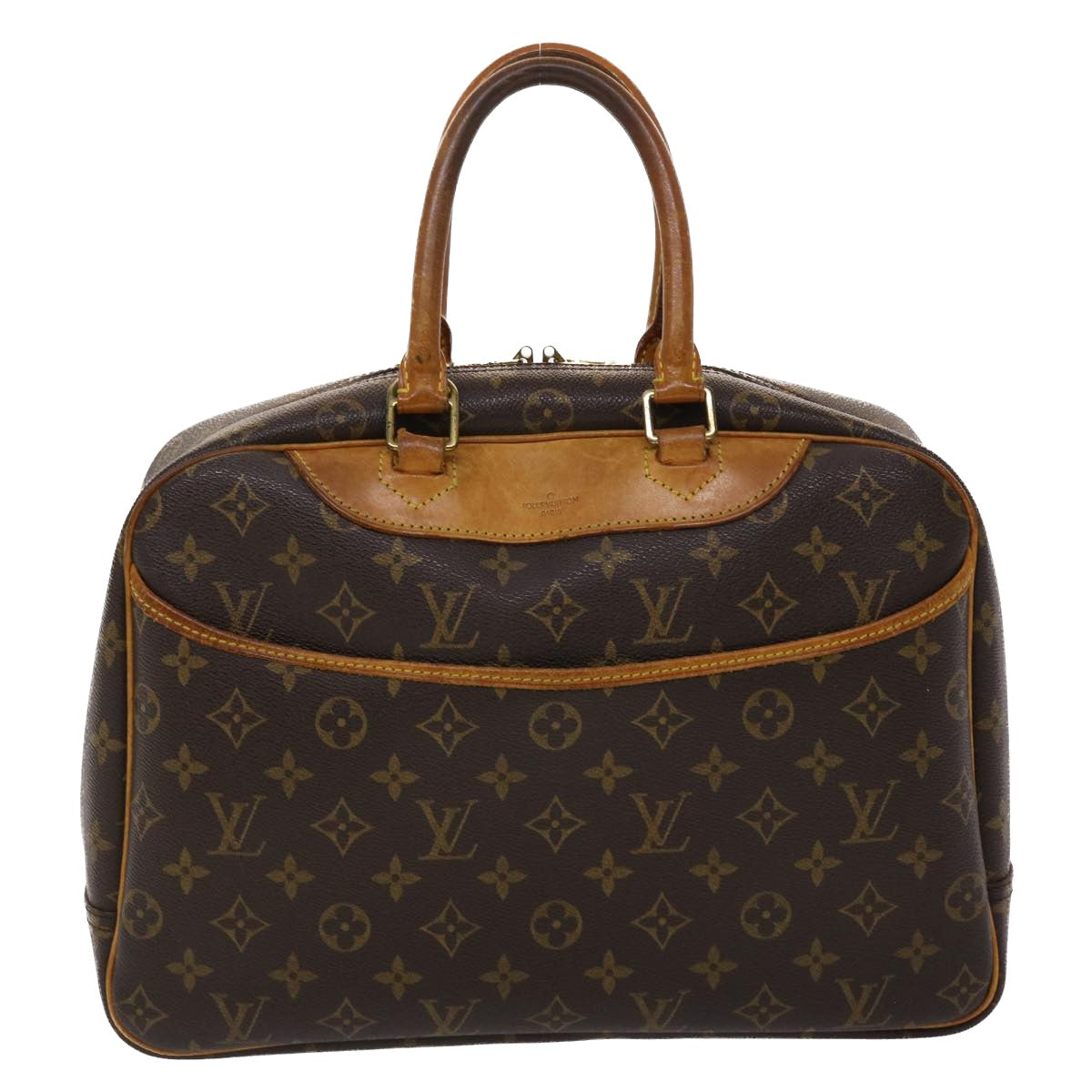 LOUIS VUITTON Monogram Deauville Hand Bag M47270 LV 46200