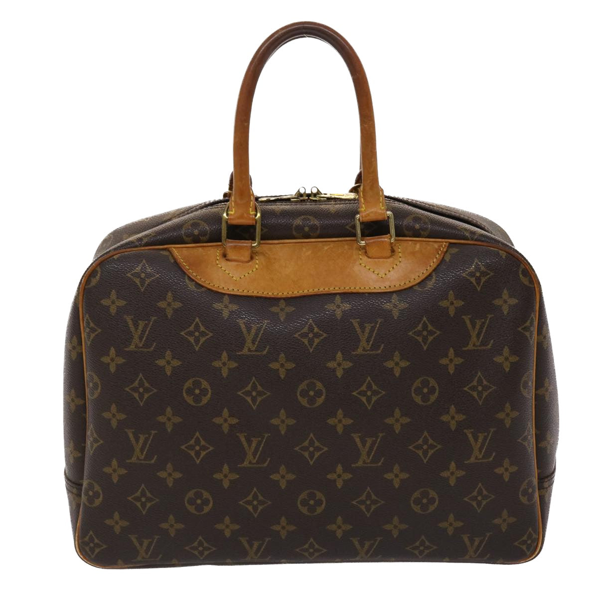 LOUIS VUITTON Monogram Deauville Hand Bag M47270 LV 46200