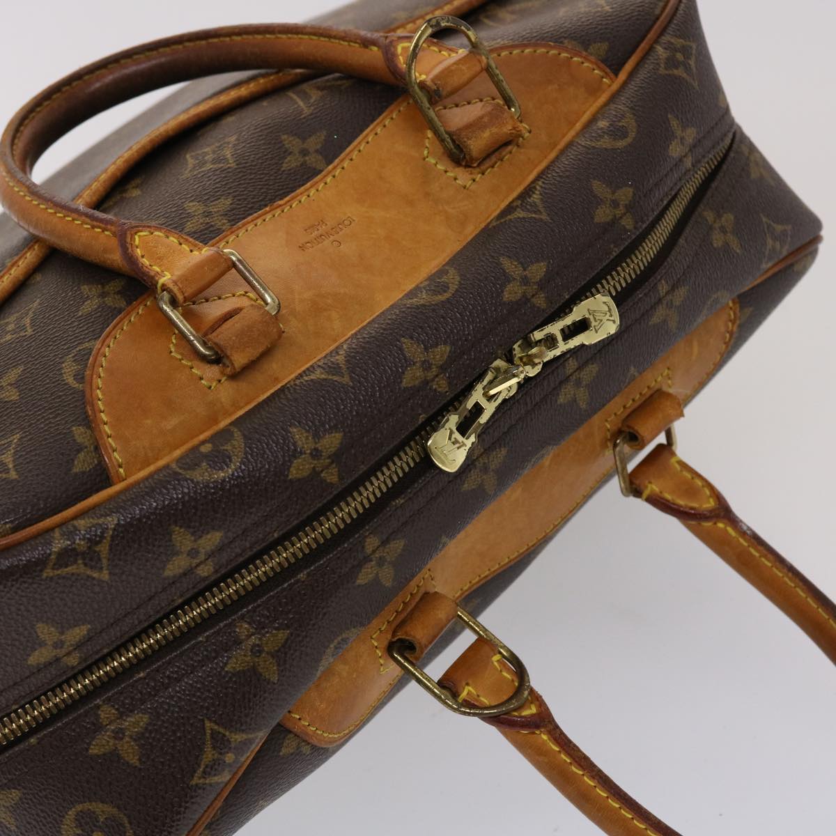 LOUIS VUITTON Monogram Deauville Hand Bag M47270 LV 46200