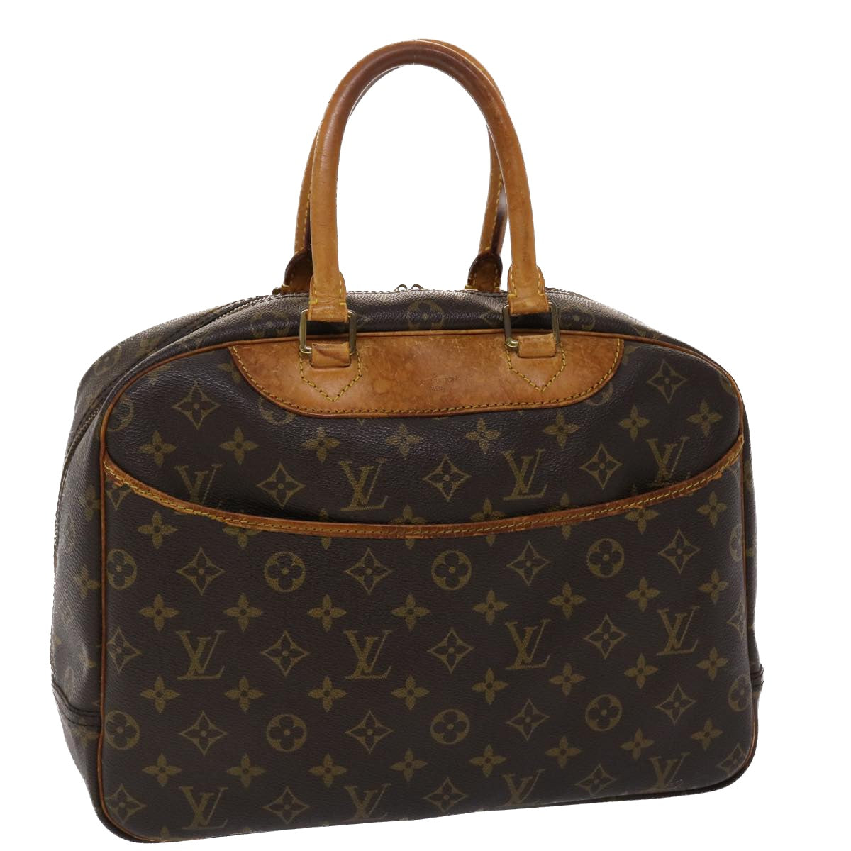 LOUIS VUITTON Monogram Deauville Hand Bag M47270 LV 46201