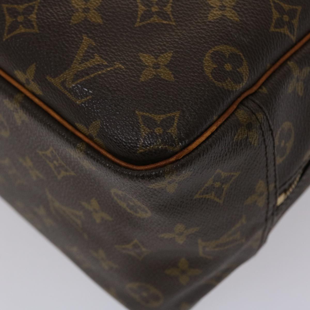 LOUIS VUITTON Monogram Deauville Hand Bag M47270 LV 46201