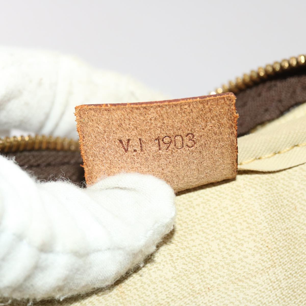 LOUIS VUITTON Monogram Deauville Hand Bag M47270 LV 46201