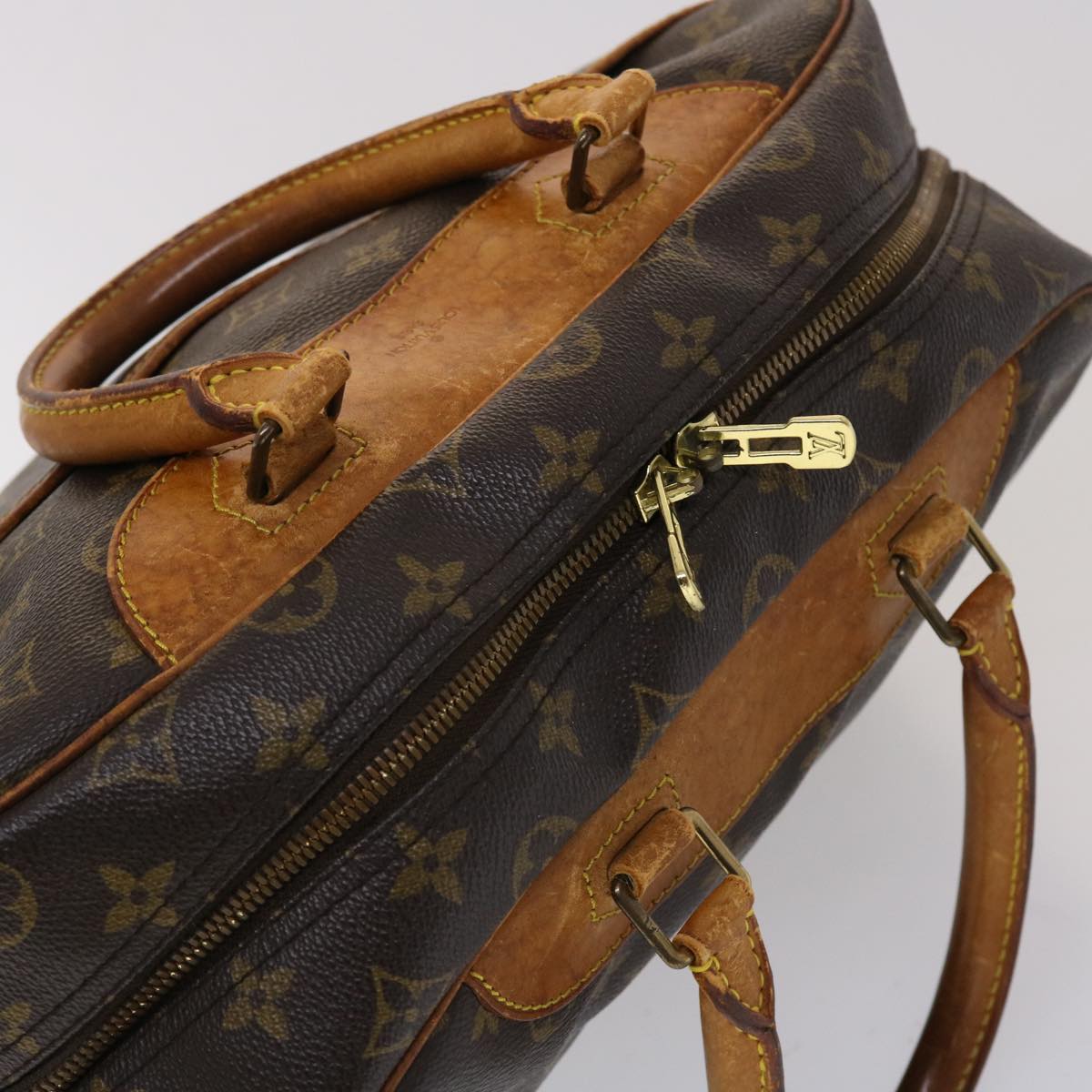 LOUIS VUITTON Monogram Deauville Hand Bag M47270 LV 46201